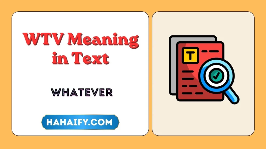 WTV Meaning in Text