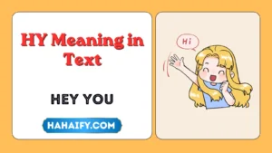 HY Meaning in Text