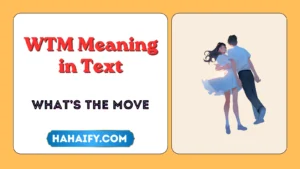 WTM Meaning in Text
